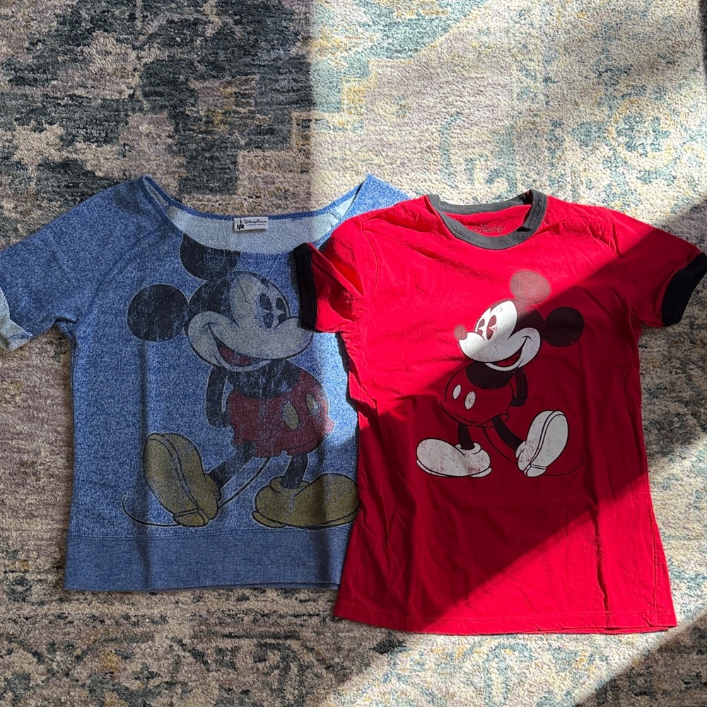 Mickey Mouse  T-Shirt - Red & Blue